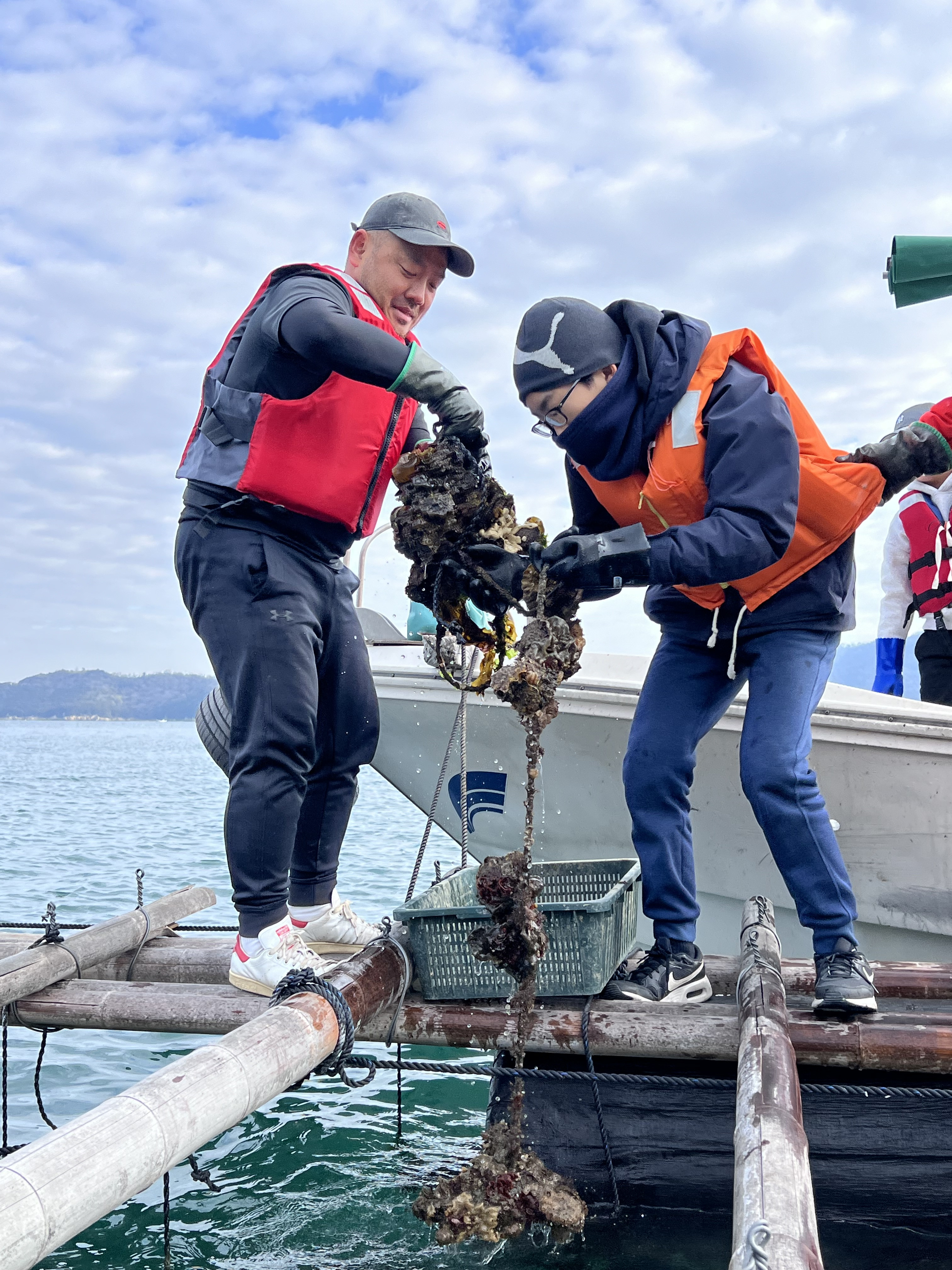 かき漁師体験　屋島源平牡蠣を自分で収獲&食べる！