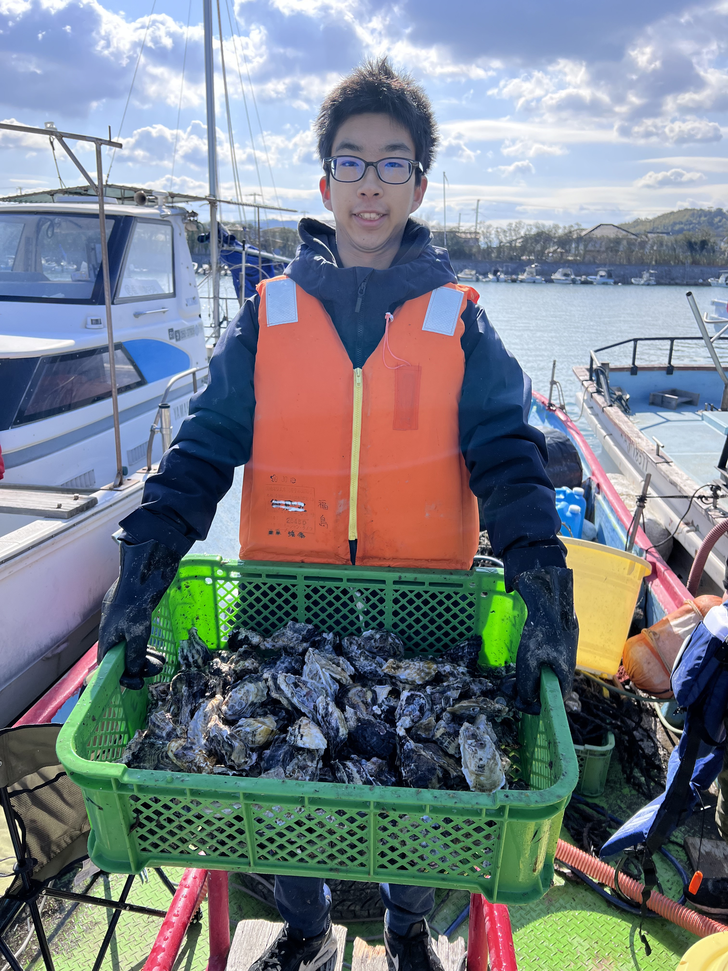 かき漁師体験　屋島源平牡蠣を自分で収獲&食べる！